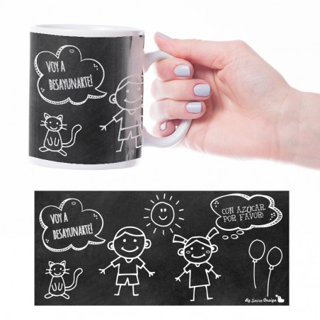 Taza Desayuno Besayunarte
