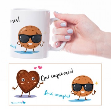Taza Enemorados Cookie