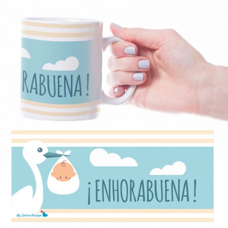 Taza Bebé Enhorabuena