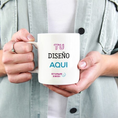 Personaliza Taza Blanca